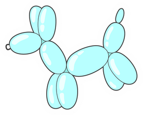 Cute Sticker Pet Balloon